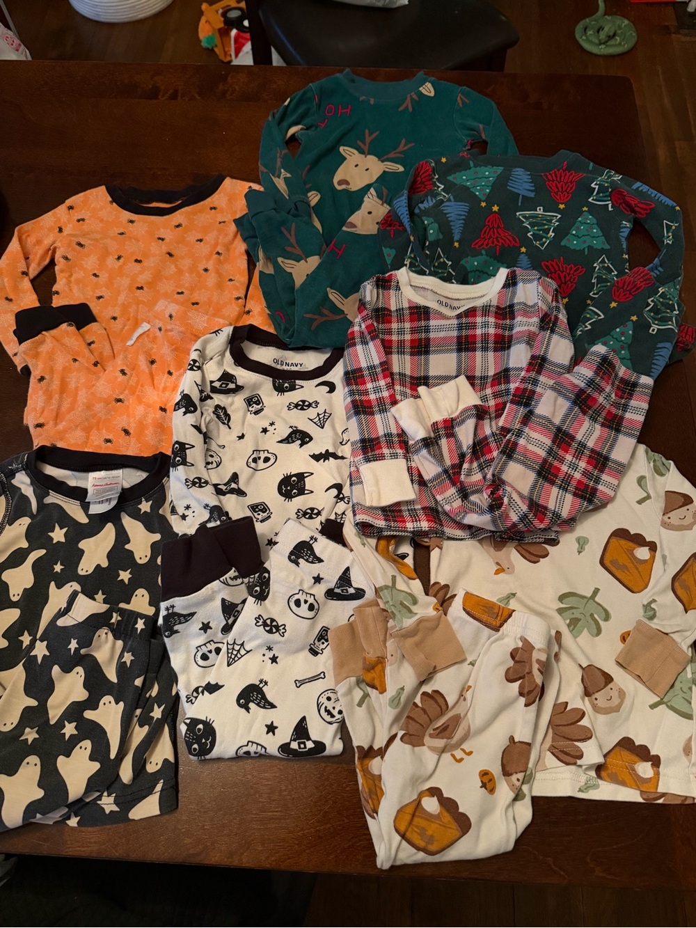 12-18 month fall/winter holiday pajamas